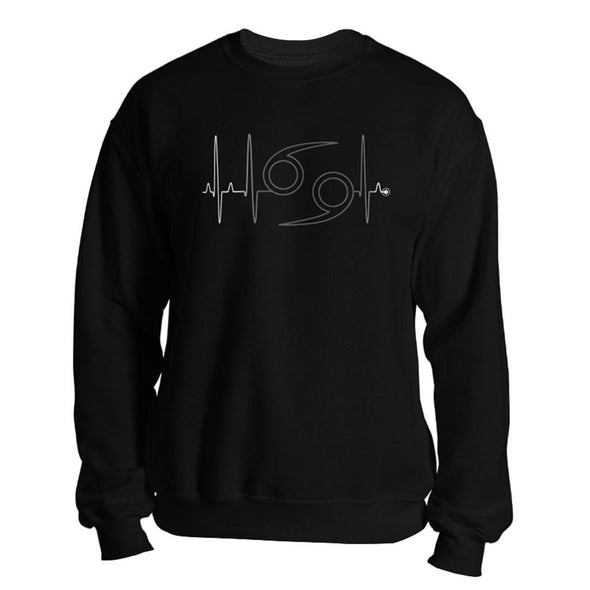teelaunch T-shirt Crewneck Sweatshirt / Black / S Cancer - Zodiac Arrest Unisex Sweatshirt