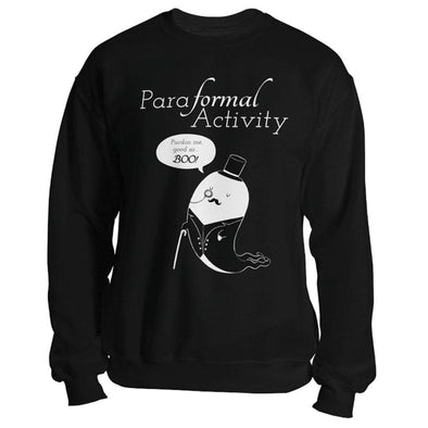 teelaunch T-shirt Crewneck Sweatshirt / Black / S Paraformal Activity Unisex Sweatshirt