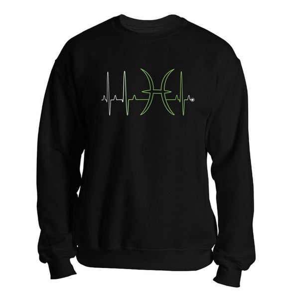 teelaunch T-shirt Crewneck Sweatshirt / Black / S Pisces - Zodiac Arrest Unisex Sweatshirt