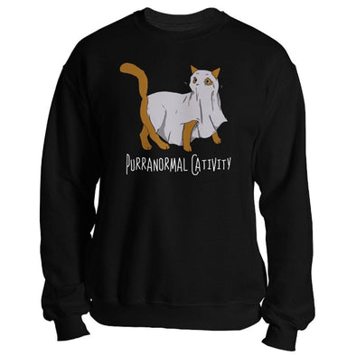teelaunch T-shirt Crewneck Sweatshirt / Black / S Purranormal Cativity Unisex Sweatshirt