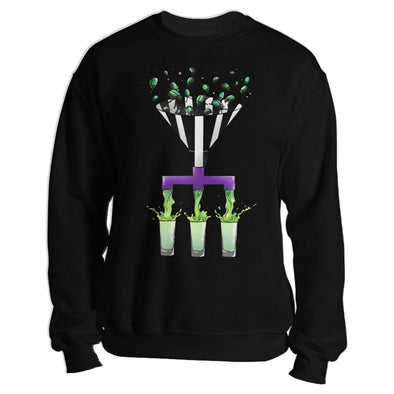 teelaunch T-shirt Crewneck Sweatshirt / Black / S The Beetle Juicer Unisex Sweatshirt