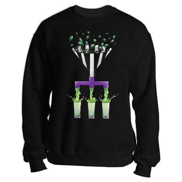 teelaunch T-shirt Crewneck Sweatshirt / Black / S The Beetle Juicer Unisex Sweatshirt