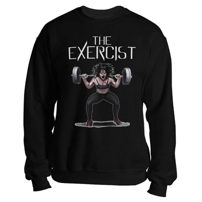 teelaunch T-shirt Crewneck Sweatshirt / Black / S The Exercist Unisex Sweatshirt