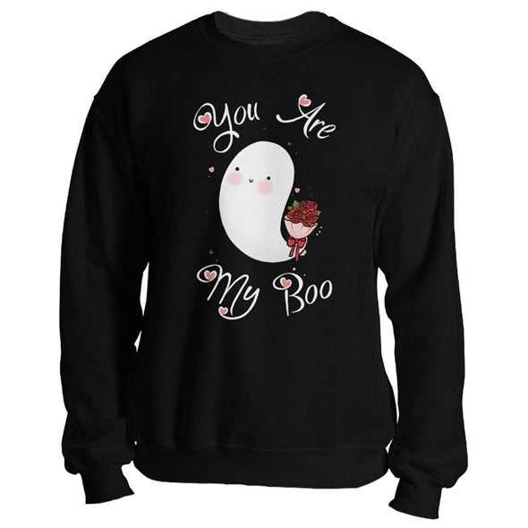 teelaunch T-shirt Crewneck Sweatshirt / Black / S You Are My Boo Unisex Sweatshirt