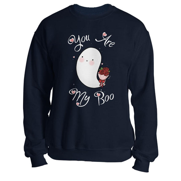 teelaunch T-shirt Crewneck Sweatshirt / Navy / S You Are My Boo Unisex Sweatshirt