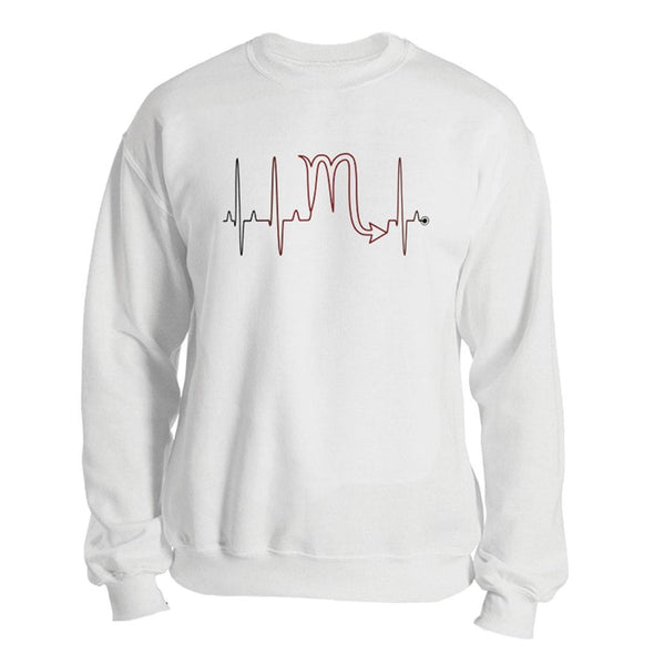 teelaunch T-shirt Crewneck Sweatshirt / White / S Scorpio - Zodiac Arrest Unisex Sweatshirt