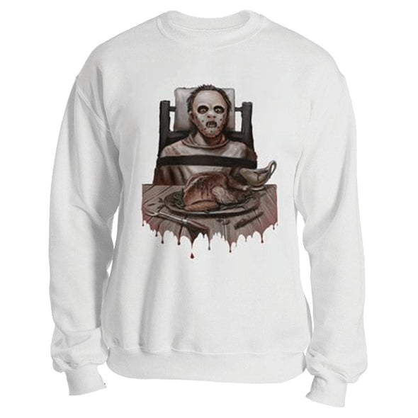 teelaunch T-shirt Crewneck Sweatshirt / White / S Thanksgrieving Unisex Sweatshirt