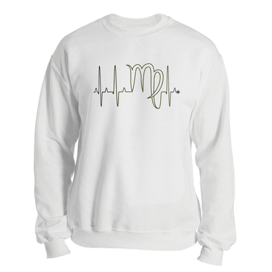 teelaunch T-shirt Crewneck Sweatshirt / White / S Virgo - Zodiac Arrest Unisex Sweatshirt