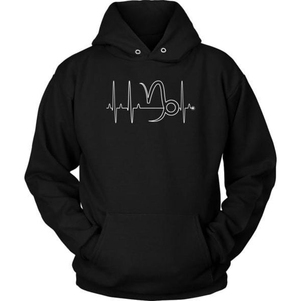 teelaunch T-shirt Unisex Hoodie / Black / S Capricorn - Zodiac Arrest Unisex Hoodie