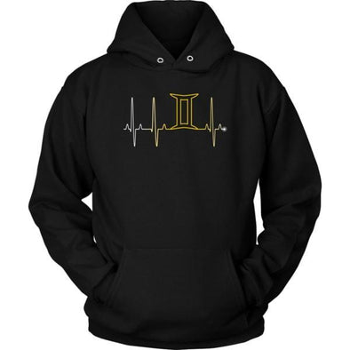 teelaunch T-shirt Unisex Hoodie / Black / S Gemini - Zodiac Arrest Unisex Hoodie