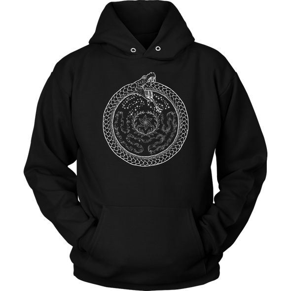 teelaunch T-shirt Unisex Hoodie / Black / S Hecate's Wheel Unisex Hoodie