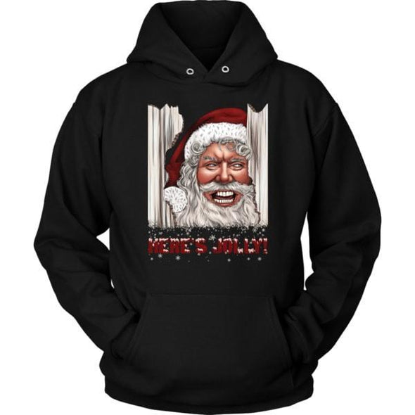 teelaunch T-shirt Unisex Hoodie / Black / S Here's Jolly! Unisex Hoodie