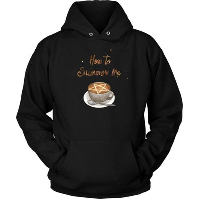 teelaunch T-shirt Unisex Hoodie / Black / S How To Summon Me Unisex Hoodie