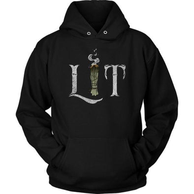 teelaunch T-shirt Unisex Hoodie / Black / S Lit Unisex Hoodie