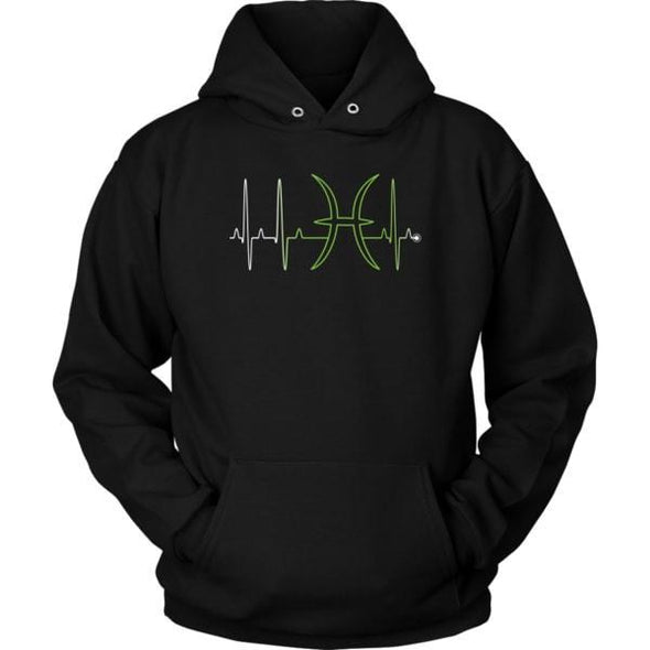 teelaunch T-shirt Unisex Hoodie / Black / S Pisces - Zodiac Arrest Unisex Hoodie