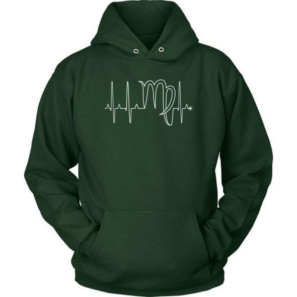 teelaunch T-shirt Unisex Hoodie / Dark Green / S Virgo - Zodiac Arrest Unisex Hoodie