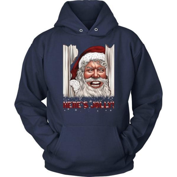 teelaunch T-shirt Unisex Hoodie / Navy / S Here's Jolly! Unisex Hoodie