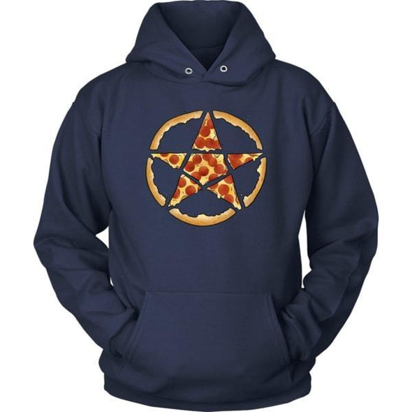 teelaunch T-shirt Unisex Hoodie / Navy / S Pizzagram Unisex Hoodie