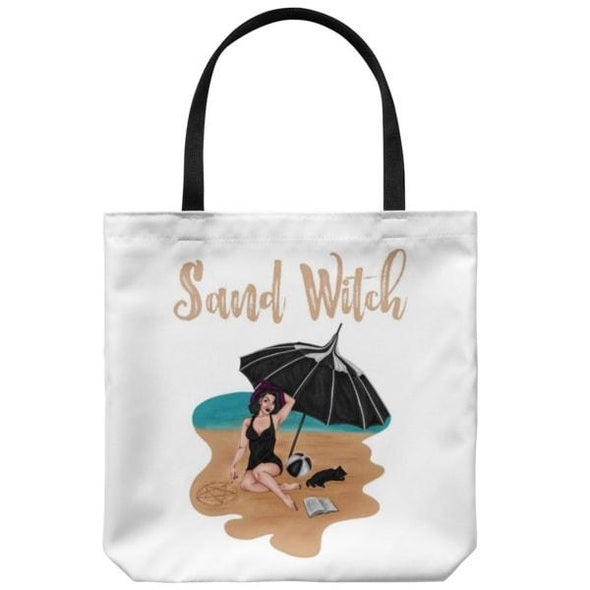 teelaunch Tote Bags White Sand Witch Tote Bag