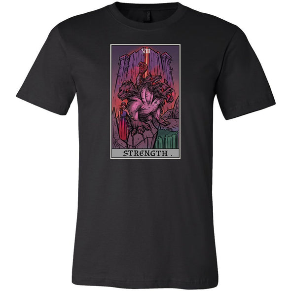 The Ghoulish Garb Black / S Strength Tarot Card - Ghoulish Edition Unisex T-Shirt