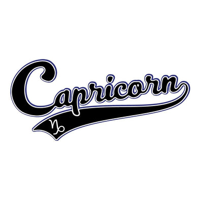 The Ghoulish Garb Design Capricorn - Baseball Style
