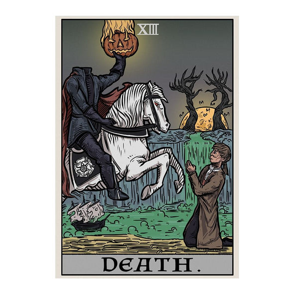The Ghoulish Garb Design Death Tarot Card - Ghoulish Edition