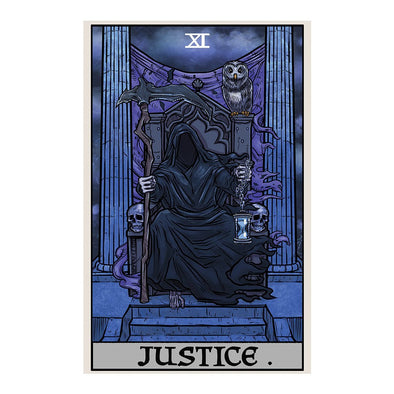 The Ghoulish Garb Design Justice Tarot Card - Ghoulish Edition