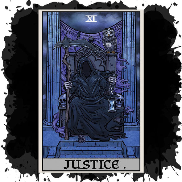 The Ghoulish Garb Design Justice Tarot Card - Ghoulish Edition