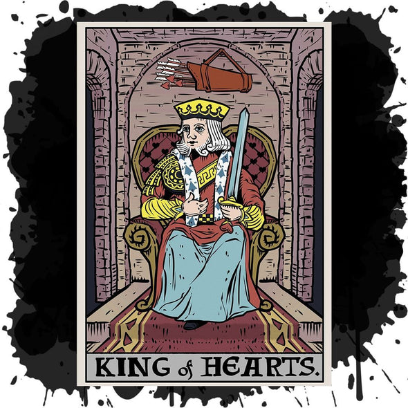 The Ghoulish Garb Design King of Hearts In Tarot