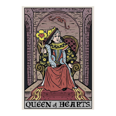 The Ghoulish Garb Design Queen of Hearts In Tarot