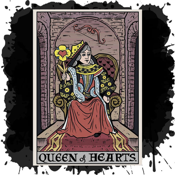 The Ghoulish Garb Design Queen of Hearts In Tarot