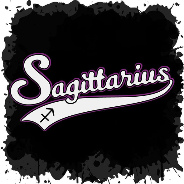 The Ghoulish Garb Design Sagittarius - Baseball Style