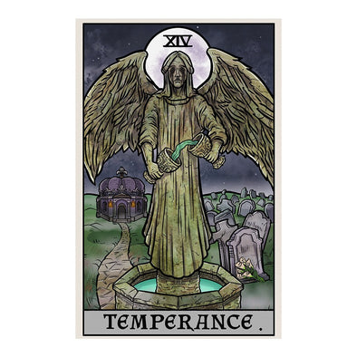 The Ghoulish Garb Design Temperance Tarot Card - Ghoulish Edition