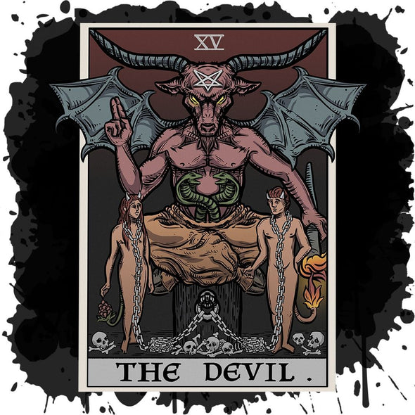 The Ghoulish Garb Design The Devil Tarot Card - Ghoulish Edition