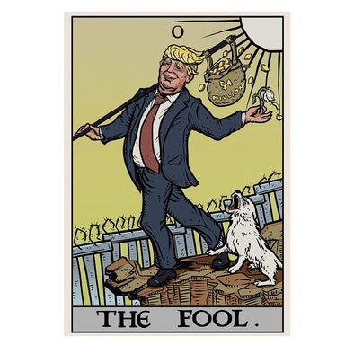 The Ghoulish Garb Design The Fool Tarot Card - Donald Trump