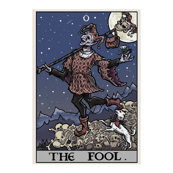 The Ghoulish Garb Design The Fool Tarot Card - Ghoulish Edition