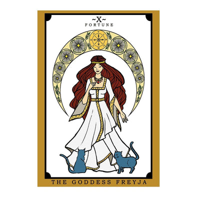 The Ghoulish Garb Design The Goddess Freyja Tarot