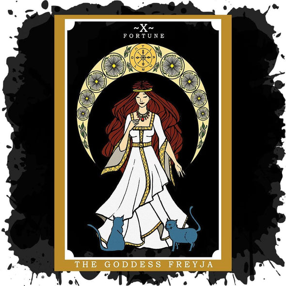 The Ghoulish Garb Design The Goddess Freyja Tarot