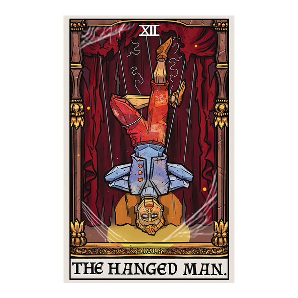The Ghoulish Garb Design The Hanged Man Tarot Card - Ghoulish Edition