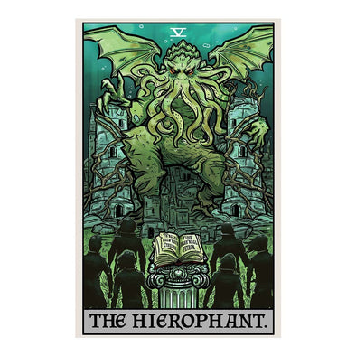The Ghoulish Garb Design The Hierophant Tarot Card - Ghoulish Edition