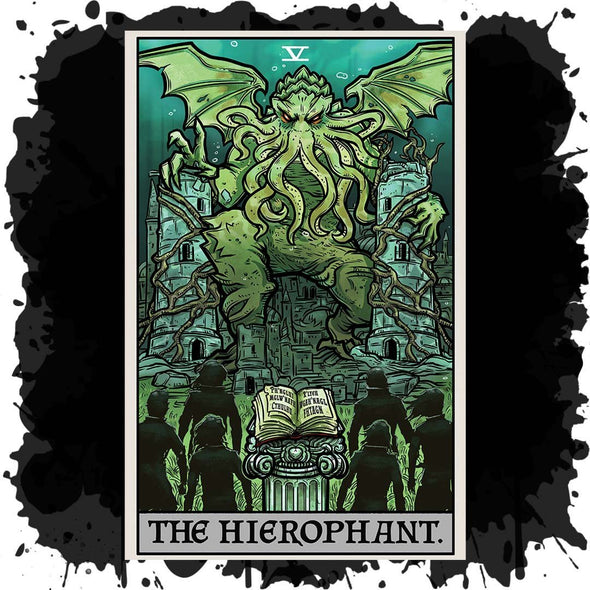 The Ghoulish Garb Design The Hierophant Tarot Card - Ghoulish Edition