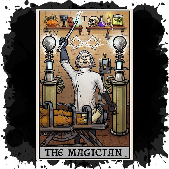 The Ghoulish Garb Design The Magician Tarot Card - Ghoulish Edition