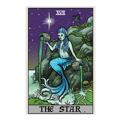 The Ghoulish Garb Design The Star Tarot Card - Ghoulish Edition