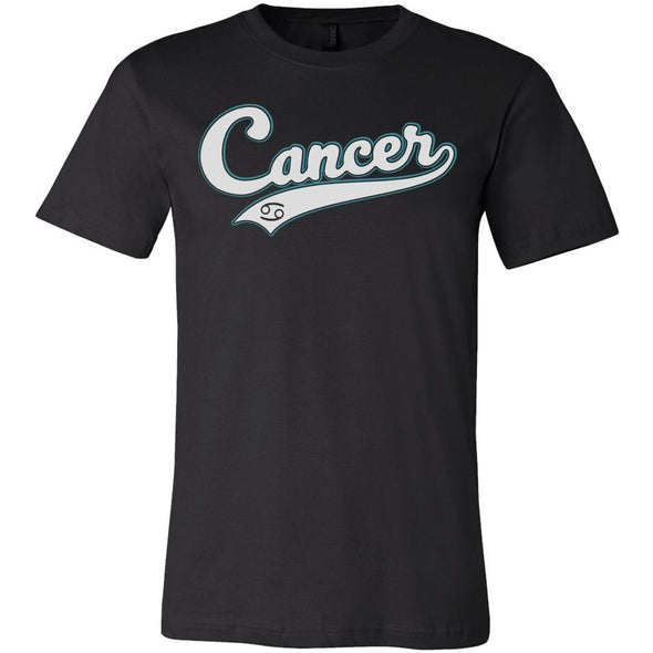 The Ghoulish Garb Graphic Tee Black / S Cancer - Baseball Style Unisex T-Shirt