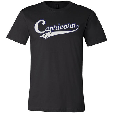 The Ghoulish Garb Graphic Tee Black / S Capricorn - Baseball Style Unisex T-Shirt
