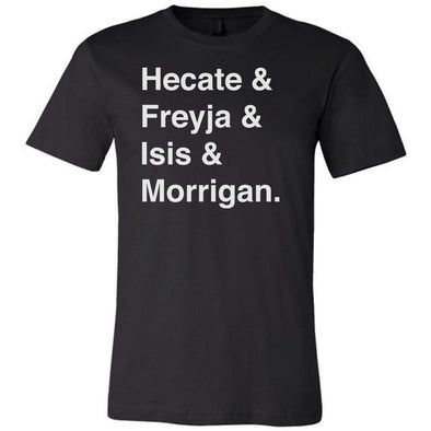 The Ghoulish Garb Graphic Tee Black / S Goddesses of Magick Helvetica Unisex T-Shirt