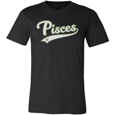 The Ghoulish Garb Graphic Tee Black / S Pisces - Baseball Style Unisex T-Shirt