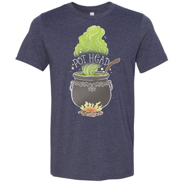 The Ghoulish Garb Graphic Tee Heather Midnight Navy / S Pot Head T-Shirt