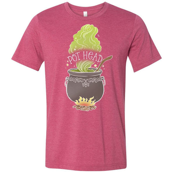 The Ghoulish Garb Graphic Tee Heather Raspberry / S Pot Head T-Shirt