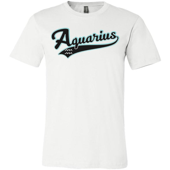 The Ghoulish Garb Graphic Tee White / S Aquarius - Baseball Style Unisex T-Shirt